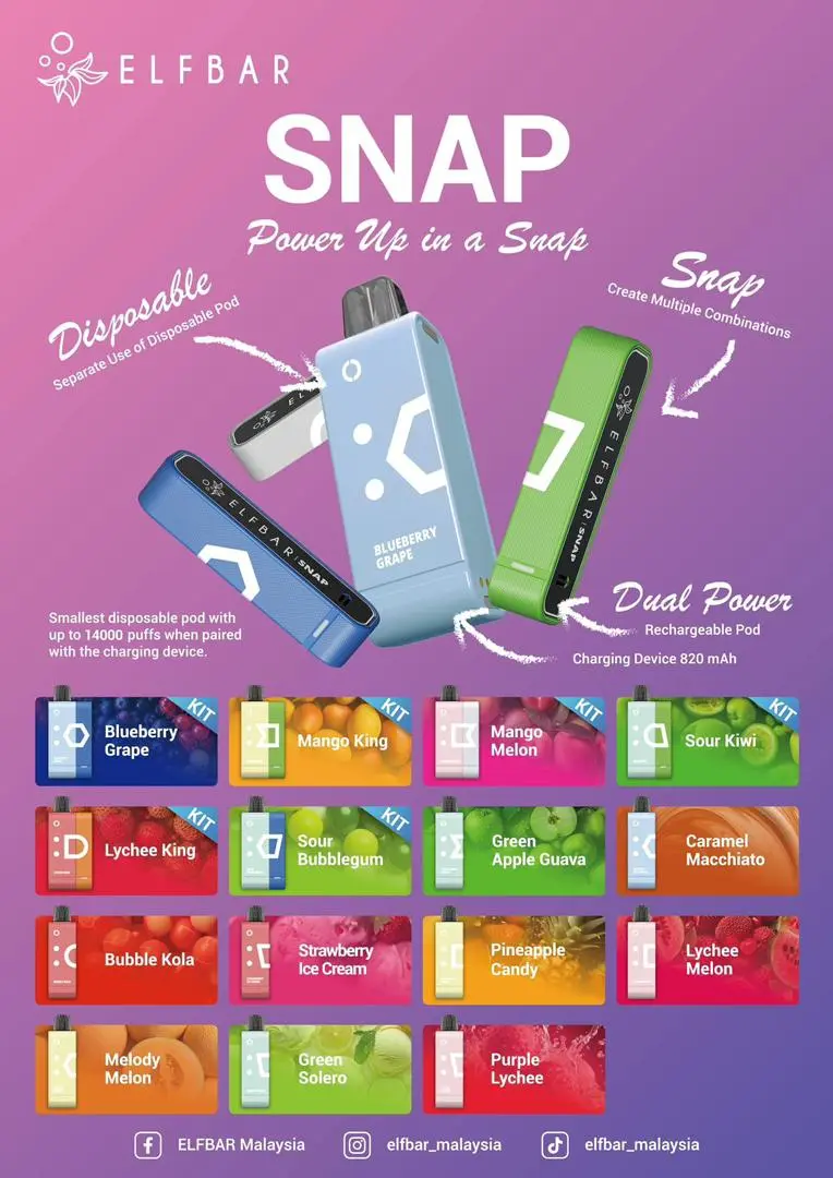 ELF BAR SNAP 14000 REFILL